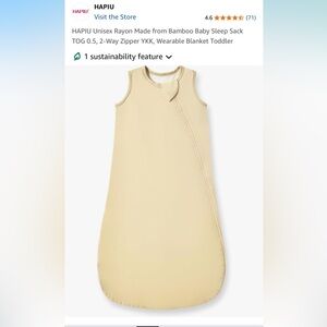 0.5 TOG Bamboo Baby Sleep Sack